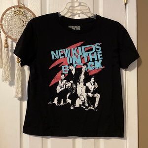 New kids on the block black t shirt